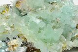 Blue-Green Hemimorphite Aggregations - Wenshan Mine, China #216354-3